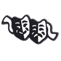 Comedy - Tragedy symbol 194-63 Shoe Charm