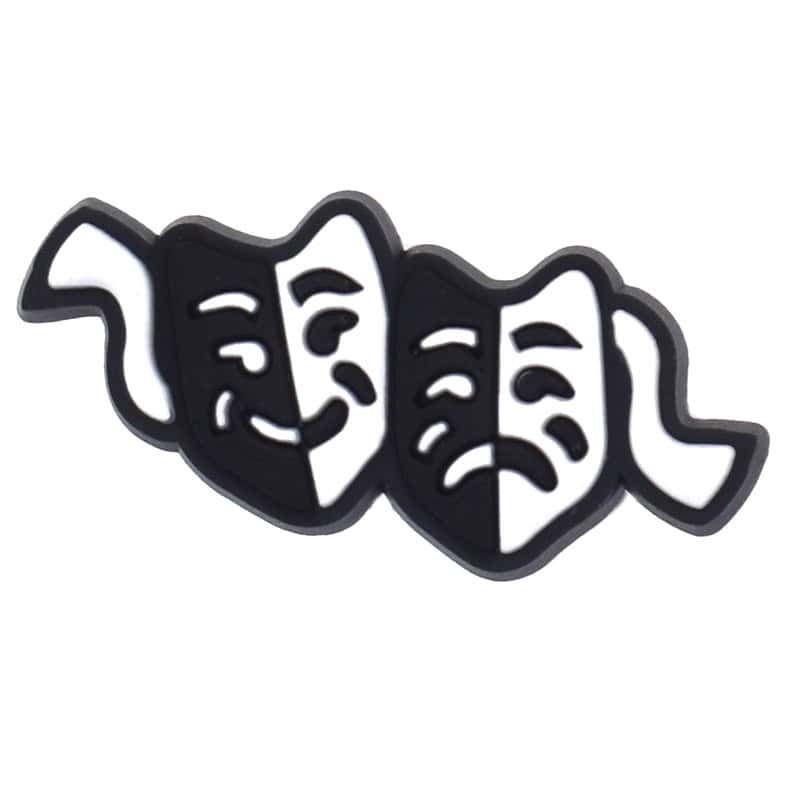 Comedy - Tragedy symbol 194-63 Shoe Charm