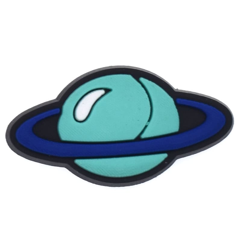 Blue ring planet 195-08 - Shoe Charm