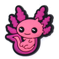 Axolotl pink with dark pink gills & tail 197-09 Shoe Charm