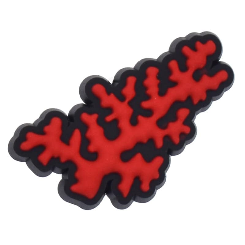 Red coral branch 197-15 Shoe Charm