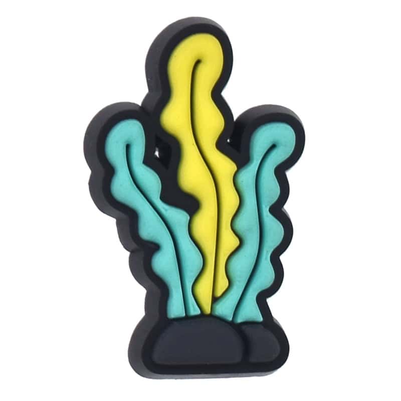 Blue & yellow seaweed 197-17 Shoe Charm
