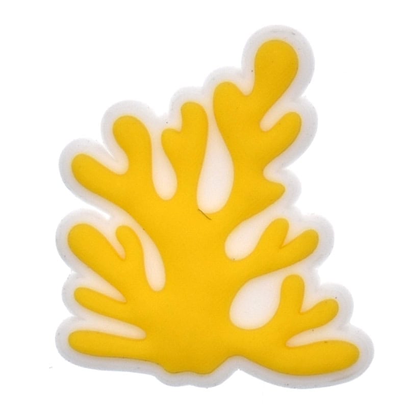 Yellow coral branch 197-21 Shoe Charm