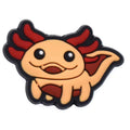 Axolotl orange with red gills 197-26 Shoe Charm