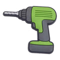 Power driver drill 198-09 Shoe Charm