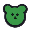 Teddy face green 20-01 Shoe Charm