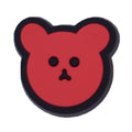 Teddy face red 20-03 Shoe Charm