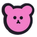 Teddy face pink 20-04 Shoe Charm