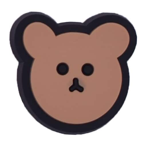 Teddy face brown 20-05 Shoe Charm