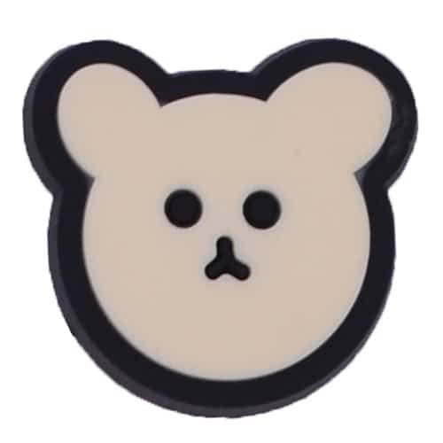 Teddy face tan 20-06 Shoe Charm