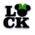 LUCK St. Patrick's day Minnie sign 200-01 Shoe Charm