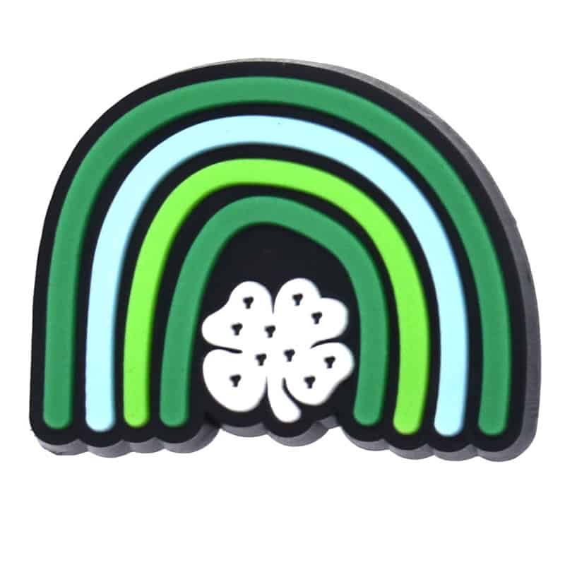 St. Patrick's green rainbow 200-03 - Shoe Charm
