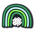 St. Patrick's green rainbow 200-03 - Shoe Charm