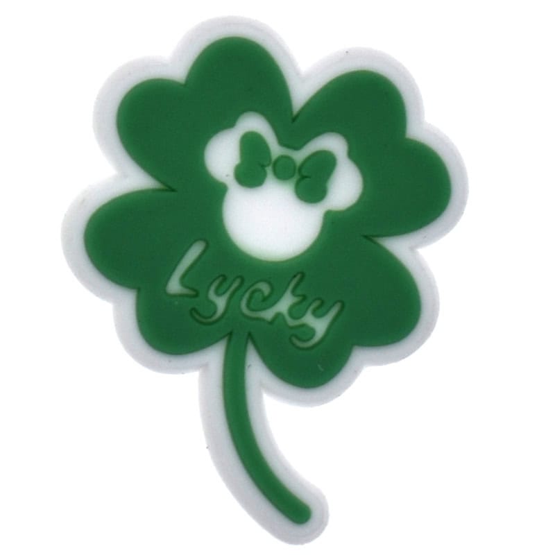St. Patrick's Minnie LUCKY 4 leaf clover 200-19 Shoe Charm