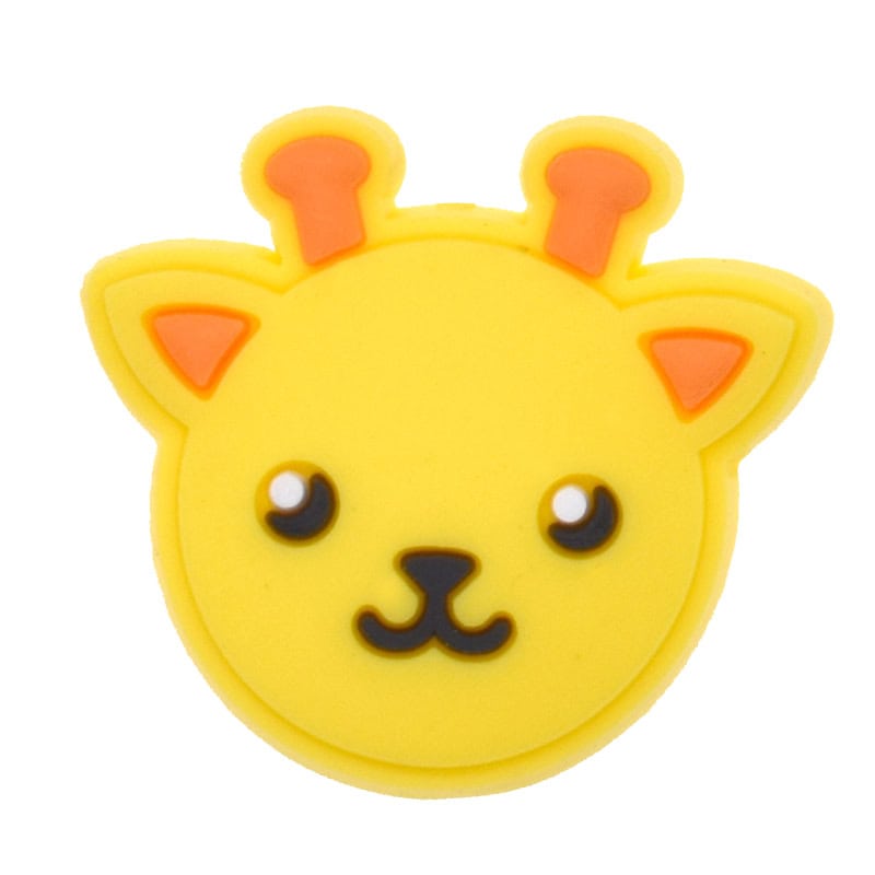 Yellow sheep face 203-04 Shoe Charm