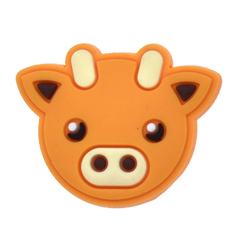 Yellow calf face 203-06 Shoe Charm
