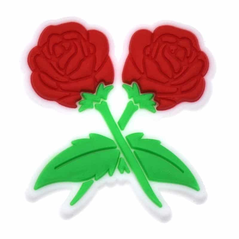 Shoe Charm -  Red roses pair 205-04