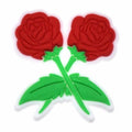 Shoe Charm -  Red roses pair 205-04