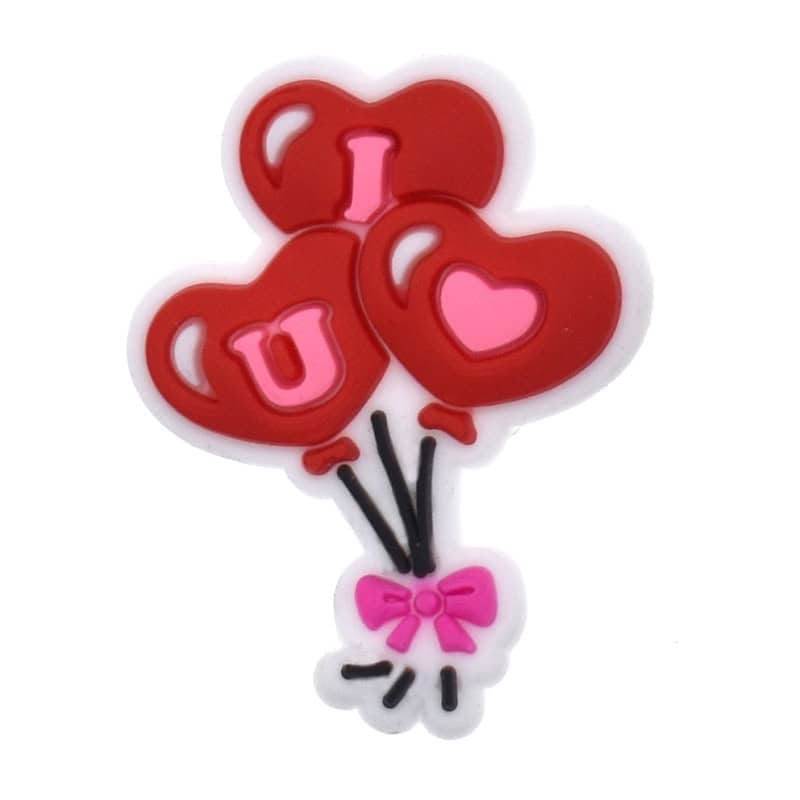Shoe Charm -  Heart balloons 205-09