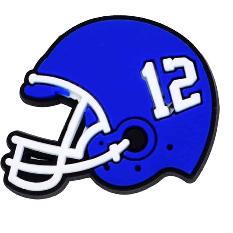 American football helmet 23-23 Shoe Charm