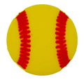 Baseball yellow, red stitch 23-32 Shoe Charm