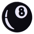 Pool ball black number 8 23-45 Shoe Charm