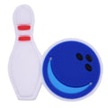10 pin bowling pin & ball 23-47 Shoe Charm