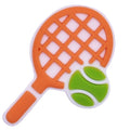 Tennis raquet & ball 23-53 Shoe Charm
