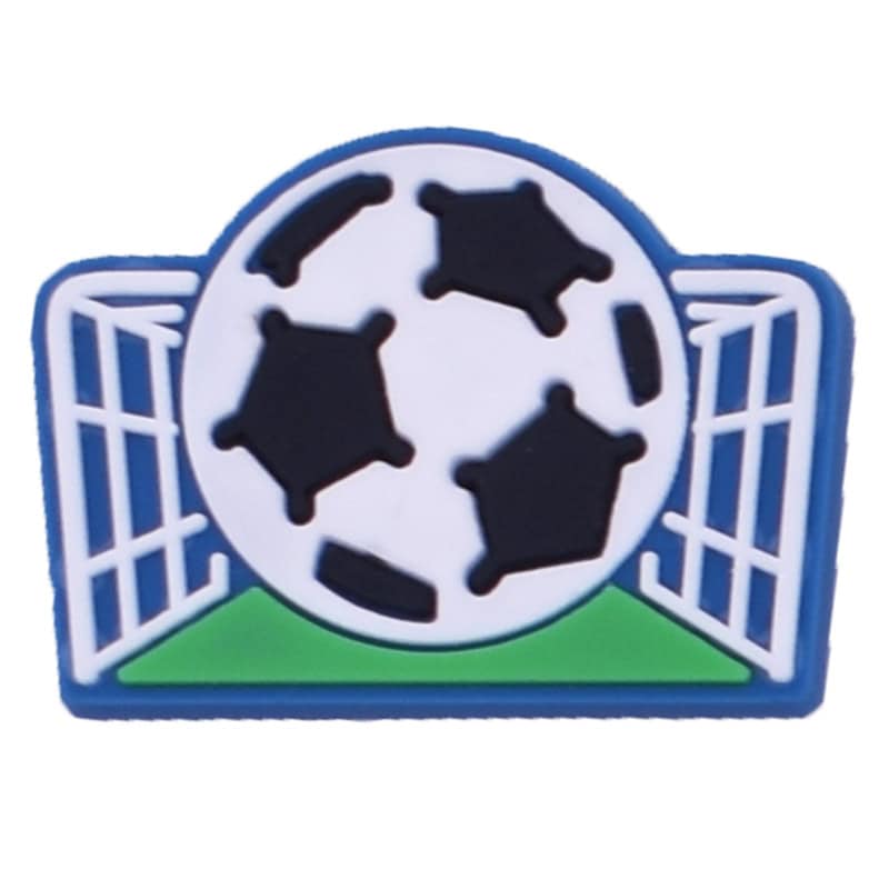 Goal black spot ball 23-55 Shoe Charm