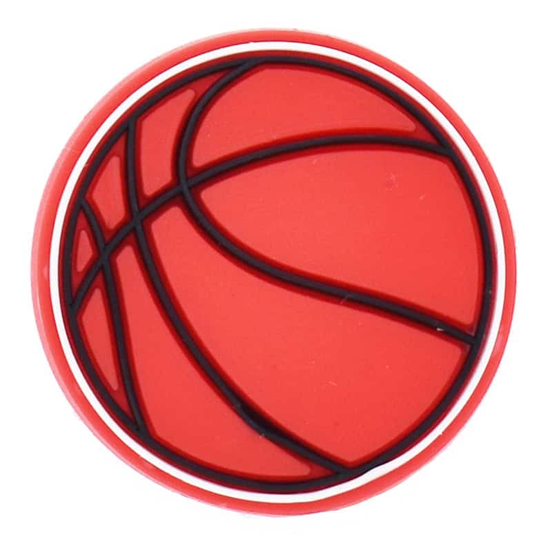 Basketball red 23-60 Shoe Charm