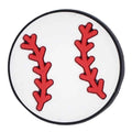 White Baseball 23-62 Shoe Charm