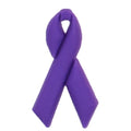 Pancreatic cancer Purple ribbon  24-04 Shoe Charm