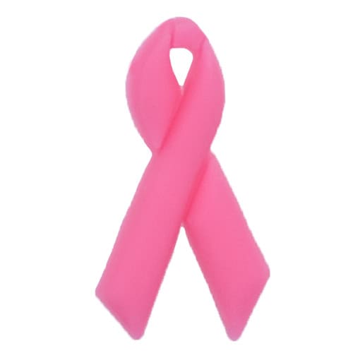 Breast Cancer pink Awareness Ribbon 24-08 Shoe Charm