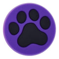 Black on Purple 25-22 Shoe Charm