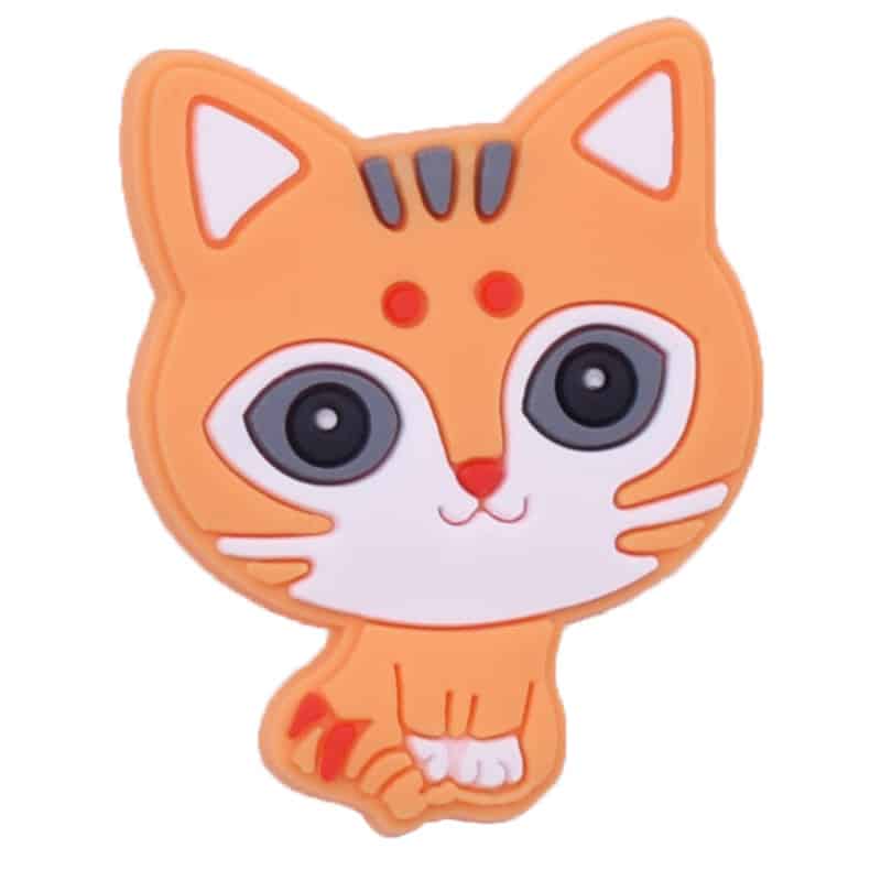 Shoe Charm - Ginger Kitten Cat 27-01
