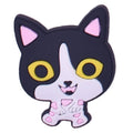 Shoe Charm - Big eyes black Kitten Cat 27-02