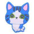 Shoe Charm - Blue Kitten Cat 27-05