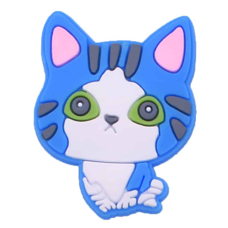 Shoe Charm - Blue Kitten Cat 27-05