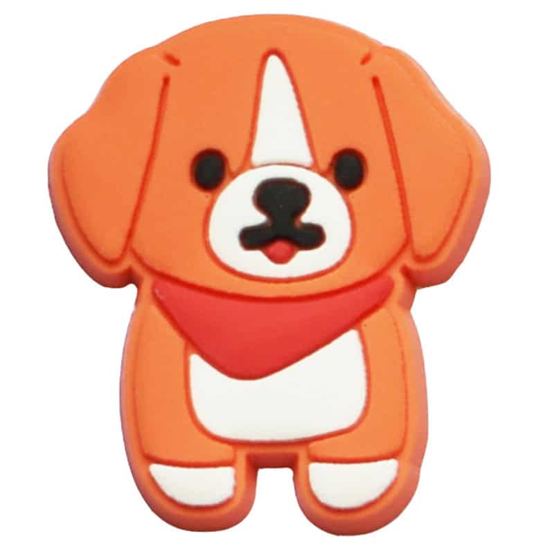 Shoe Charm - Red scarf Puppy Dog 27-14