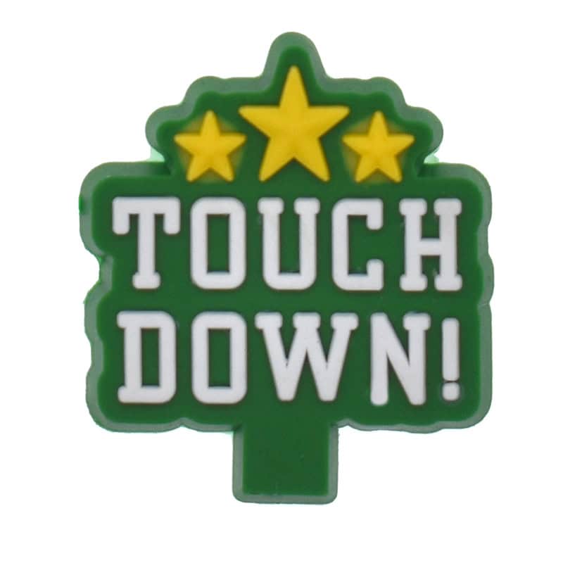 TOUCH DOWN sign logo 303-03 Shoe Charm