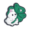 Under the leaf rabbit 315-05 Shoe Charm