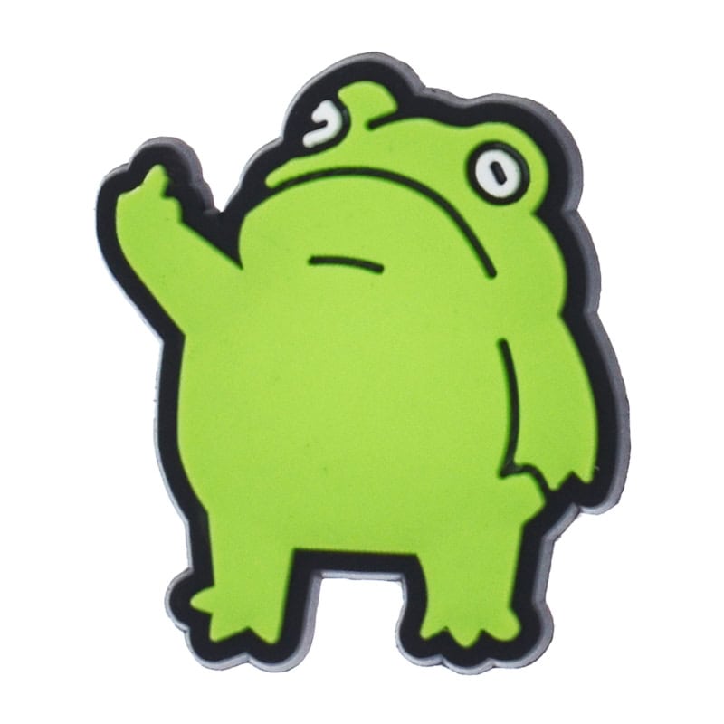 Waving toad 315-16 Shoe Charm