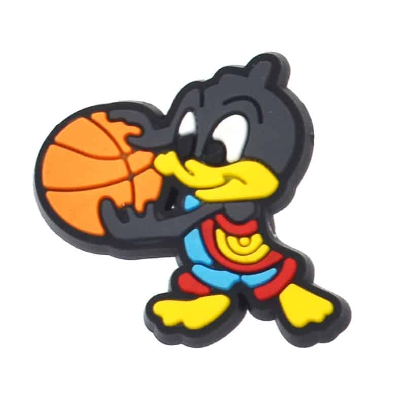 Daffy Duck with basketball Space Jam 324-05 - Shoe Charm