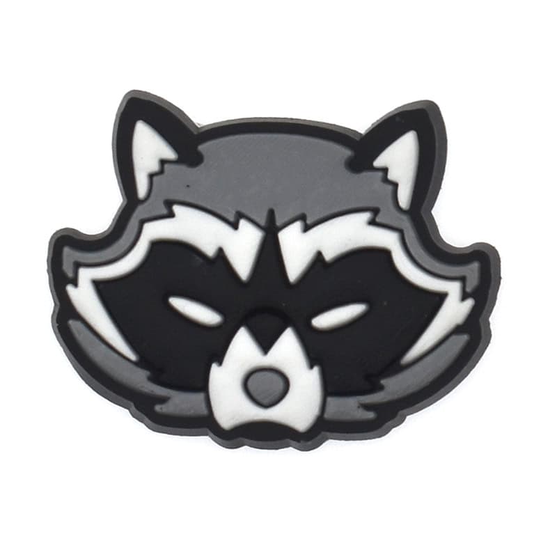 FOX black on white sillhouette 325-03 Shoe Charm