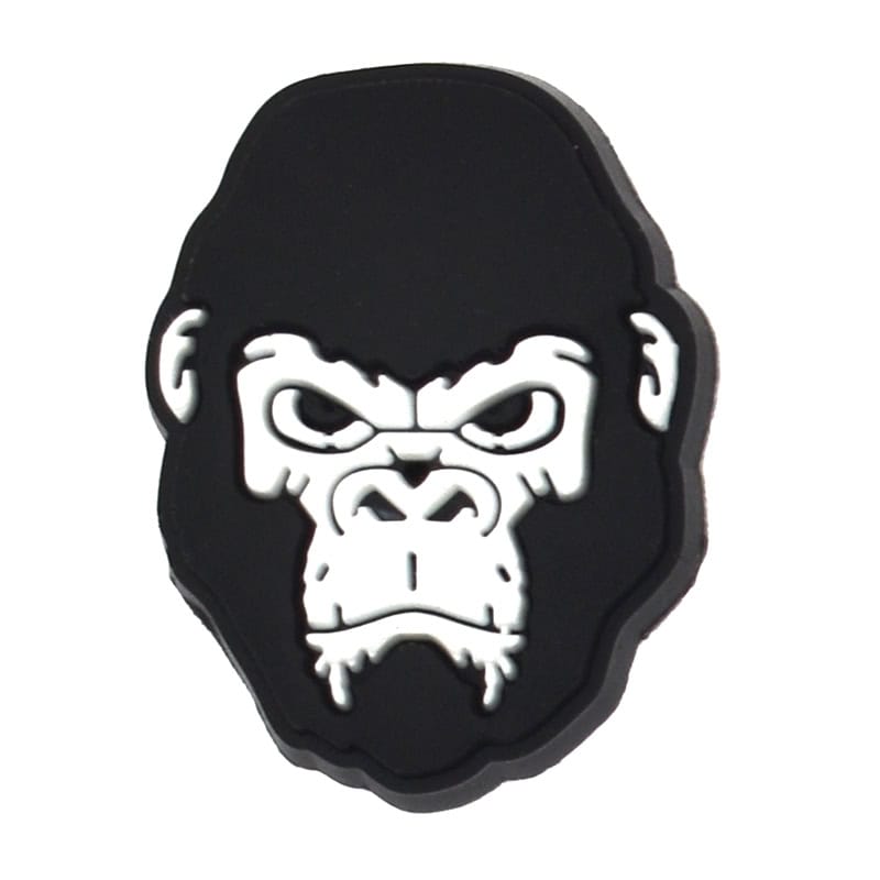 GORILLA black on white sillhouette 325-05 Shoe Charm