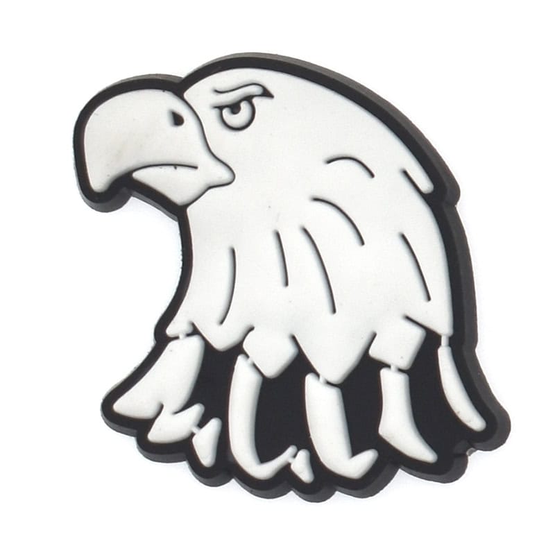 EAGLE black on white sillhouette 325-07 Shoe Charm