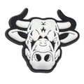 BULL black on white sillhouette 325-13 Shoe Charm
