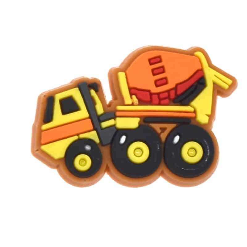 Cement truck yellow 329-01 - Shoe Charm