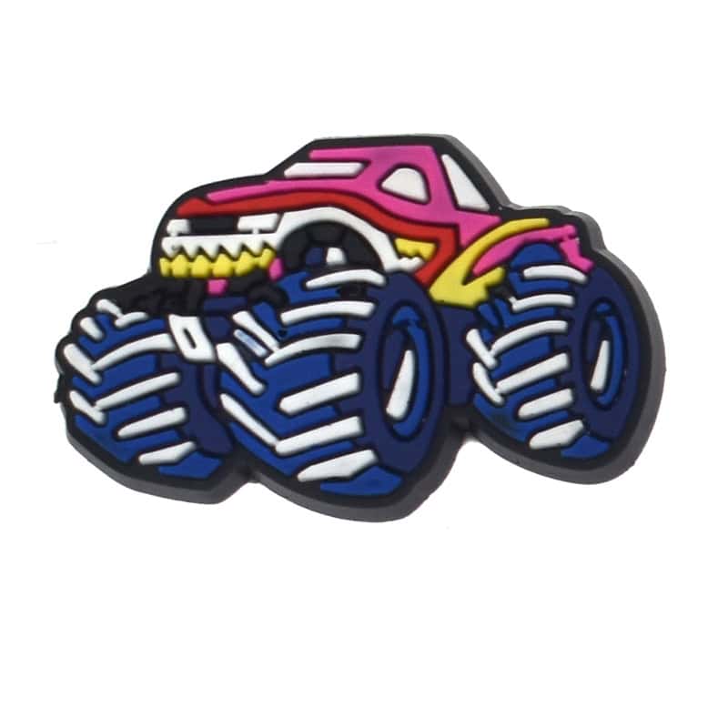 Red monster truck 329-03 - Shoe Charm