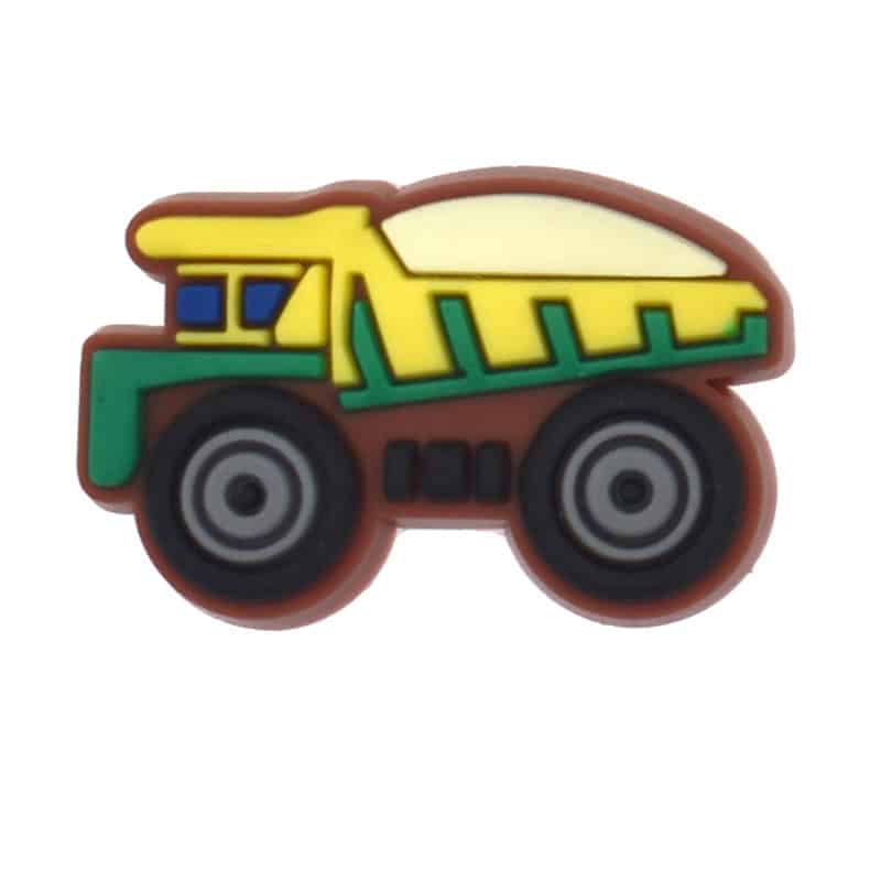 Green dump truck 329-04 - Shoe Charm